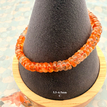 Premium Roundel Sunstone Beaded Bracelets