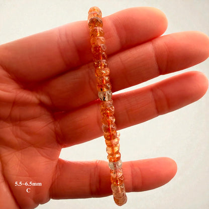 Premium Roundel Sunstone Beaded Bracelets