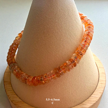 Premium Roundel Sunstone Beaded Bracelets