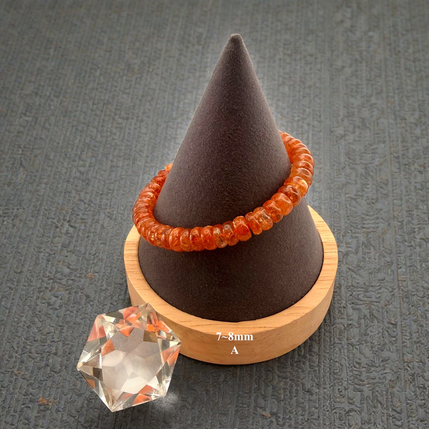 Premium Roundel Sunstone Beaded Bracelets