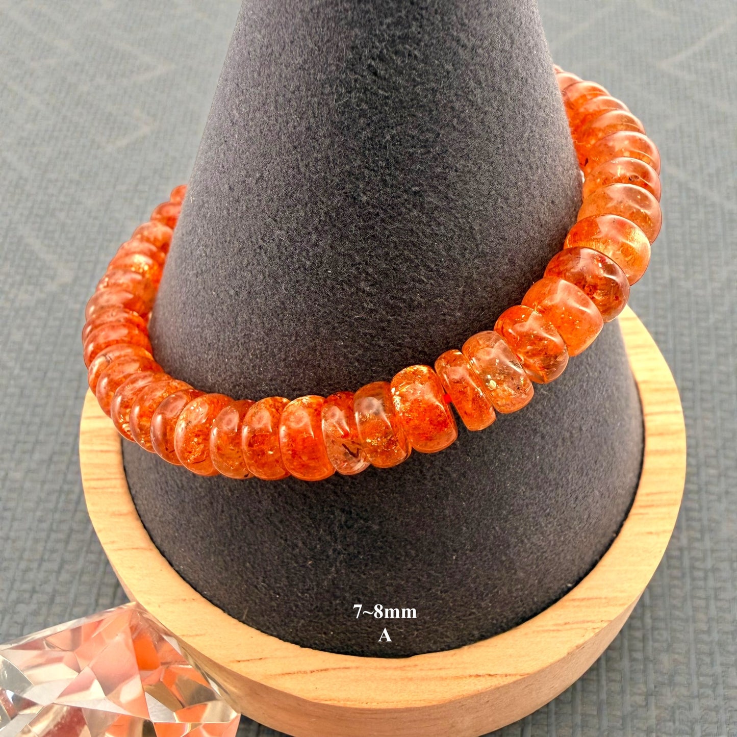 Premium Roundel Sunstone Beaded Bracelets