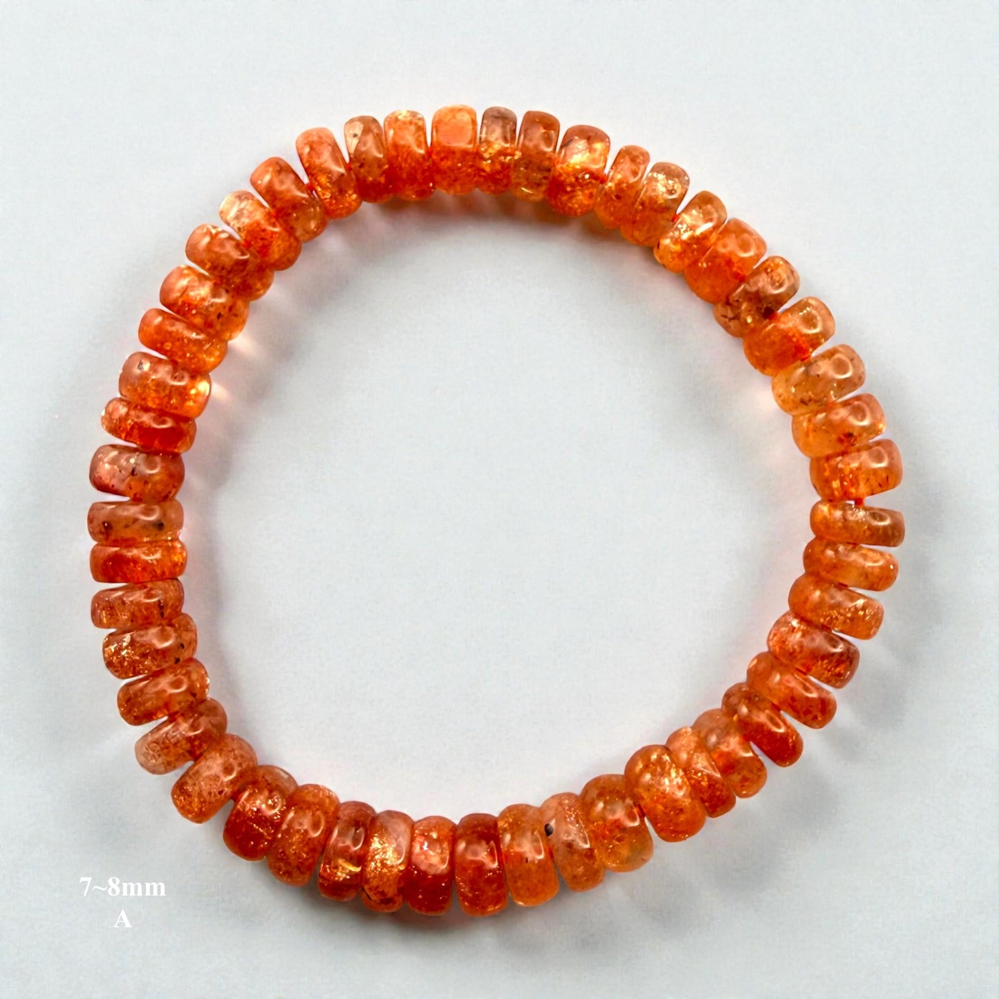 Premium Roundel Sunstone Beaded Bracelets