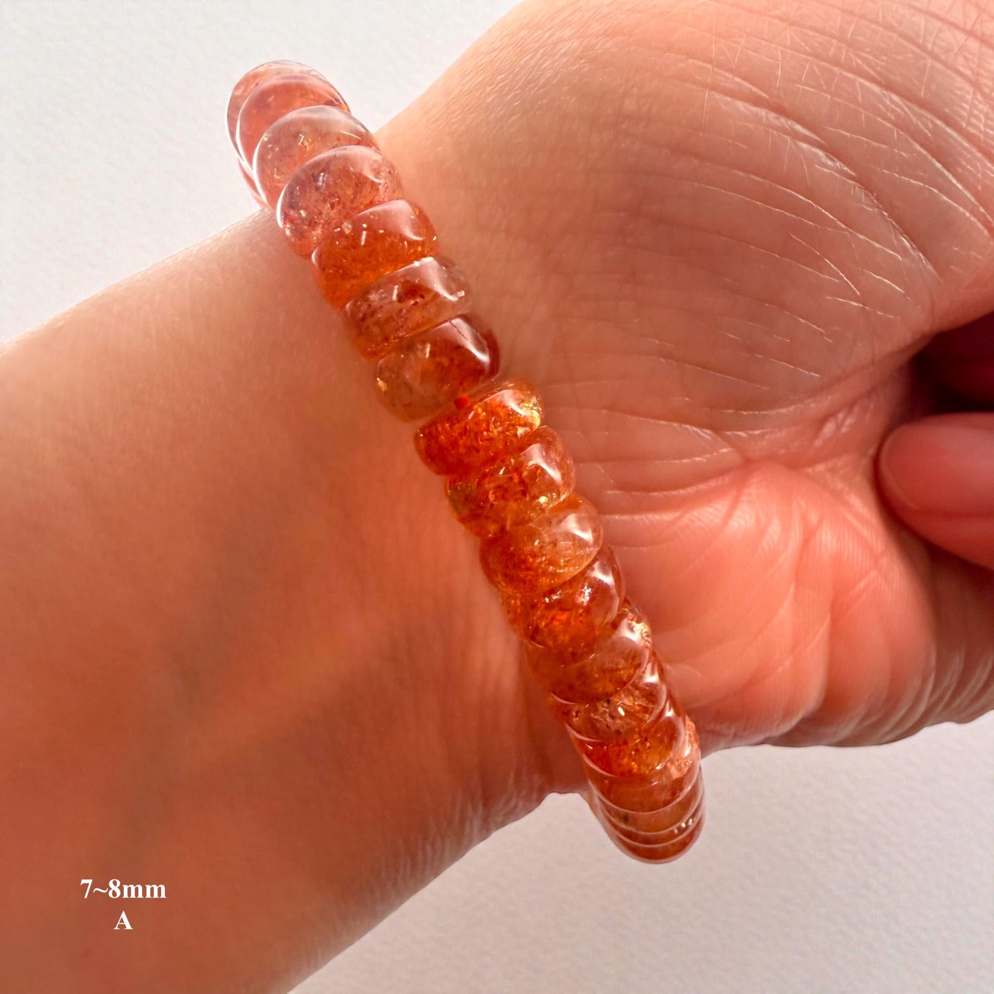 Premium Roundel Sunstone Beaded Bracelets