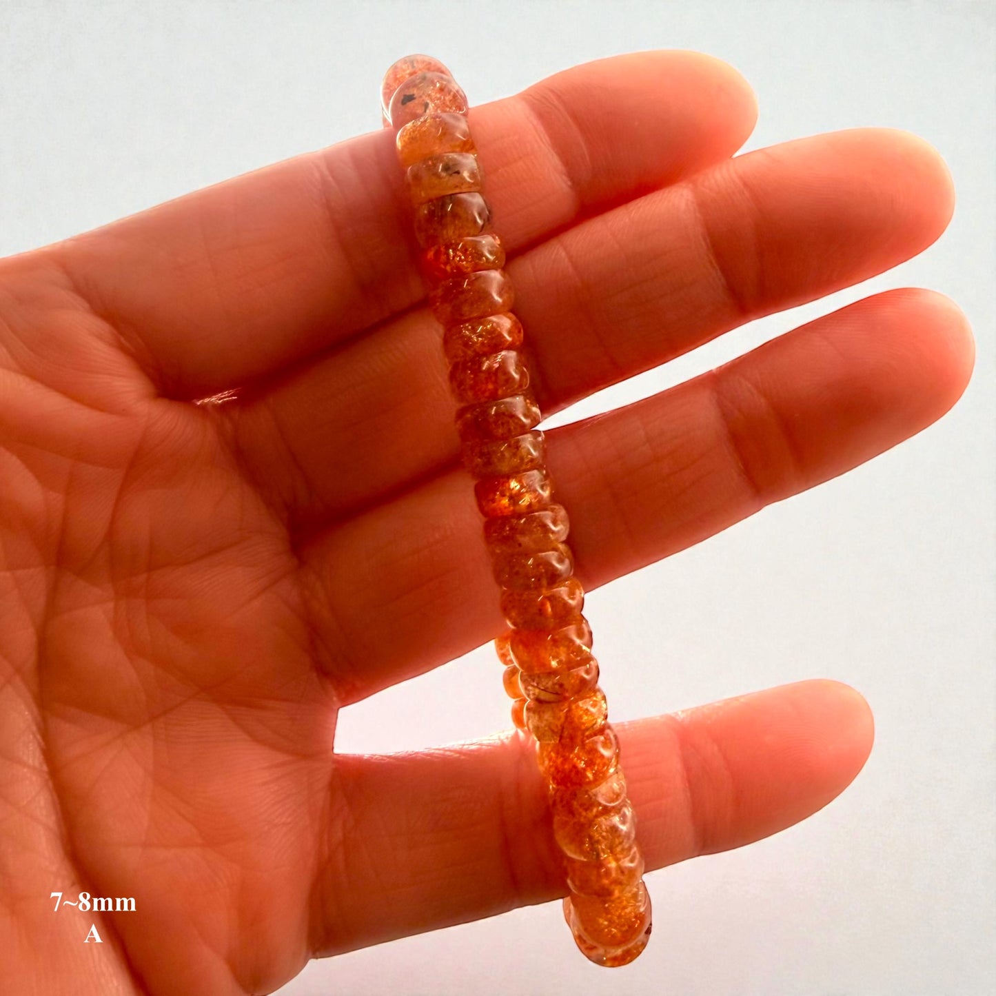Premium Roundel Sunstone Beaded Bracelets