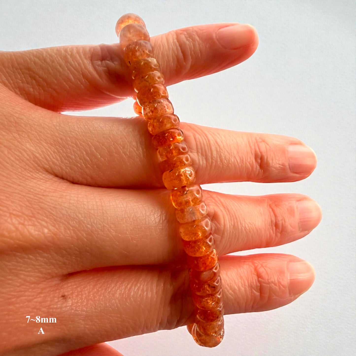 Premium Roundel Sunstone Beaded Bracelets