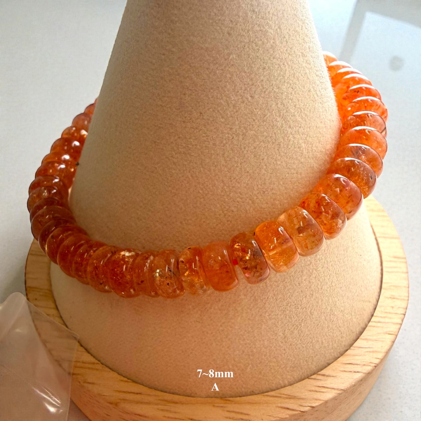 Premium Roundel Sunstone Beaded Bracelets