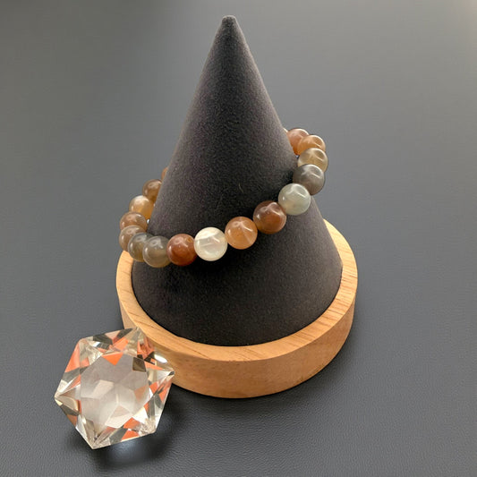 Premium Multi-Color Moonstone Crystal Beaded Bracelets