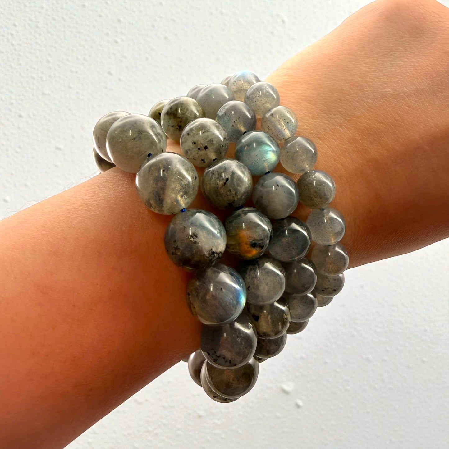 Labradorite Crystal Beaded Bracelets