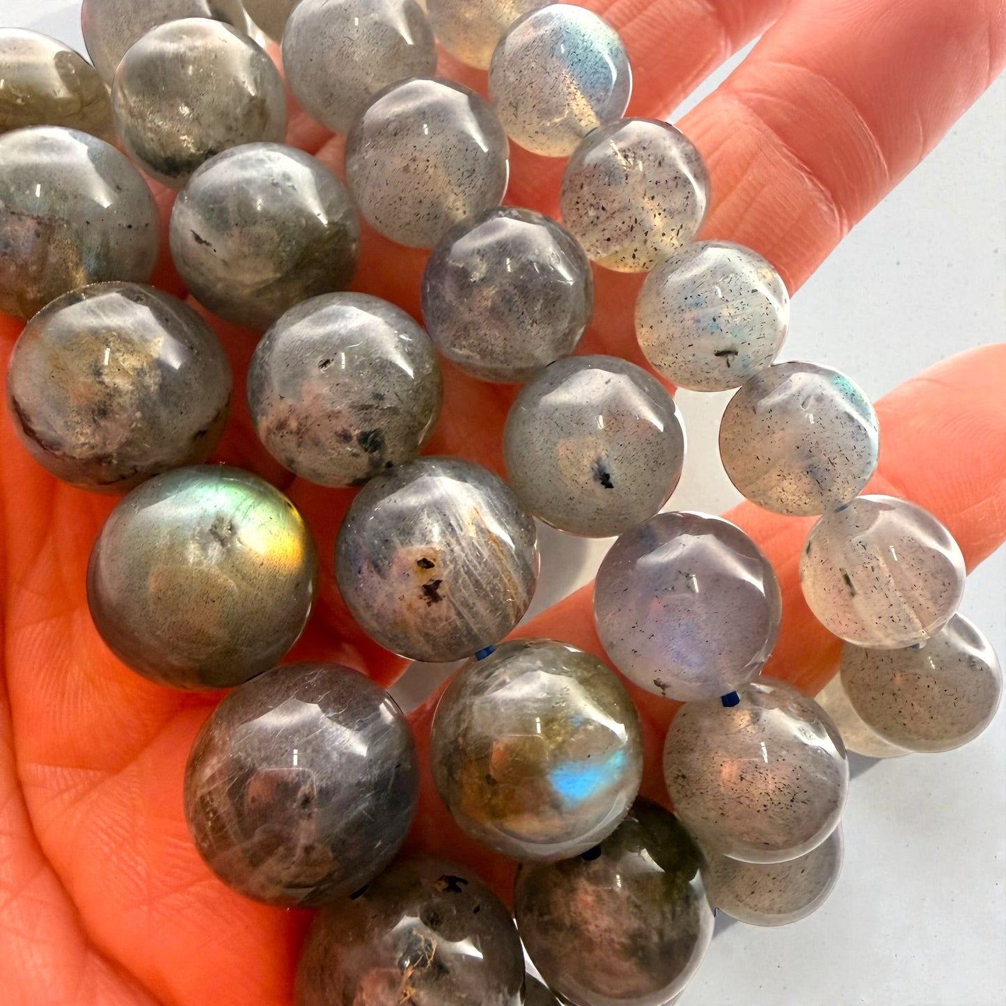 Labradorite Crystal Beaded Bracelets