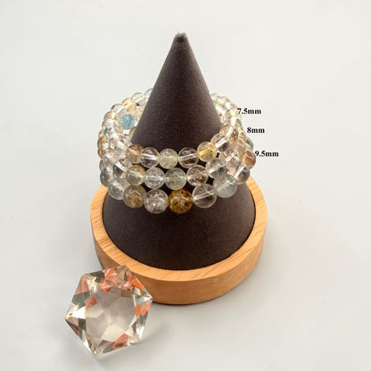 Topaz Crystal Beaded Bracelets