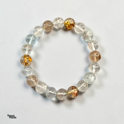 Topaz Crystal Beaded Bracelets