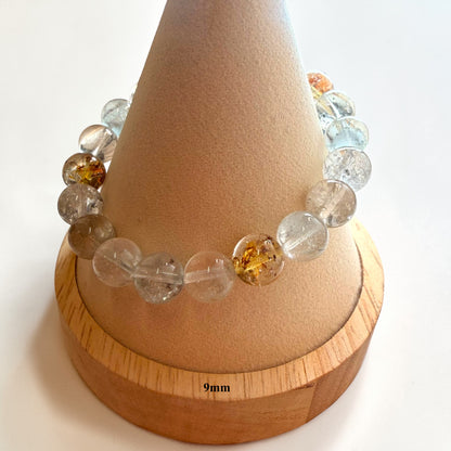 Topaz Crystal Beaded Bracelets