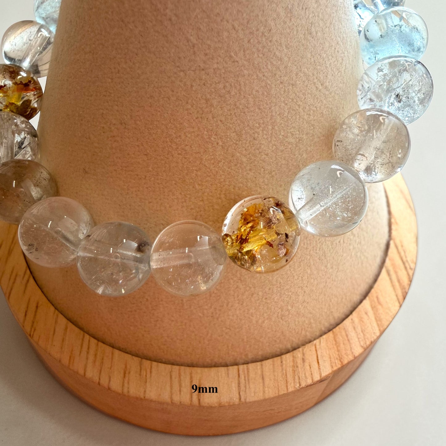 Topaz Crystal Beaded Bracelets