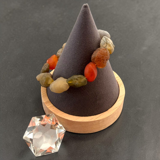 Gobi Dessert Agate Crystal Beaded Bracelets