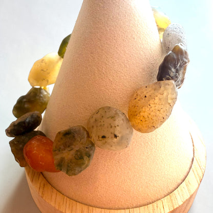 Gobi Dessert Agate Crystal Beaded Bracelets