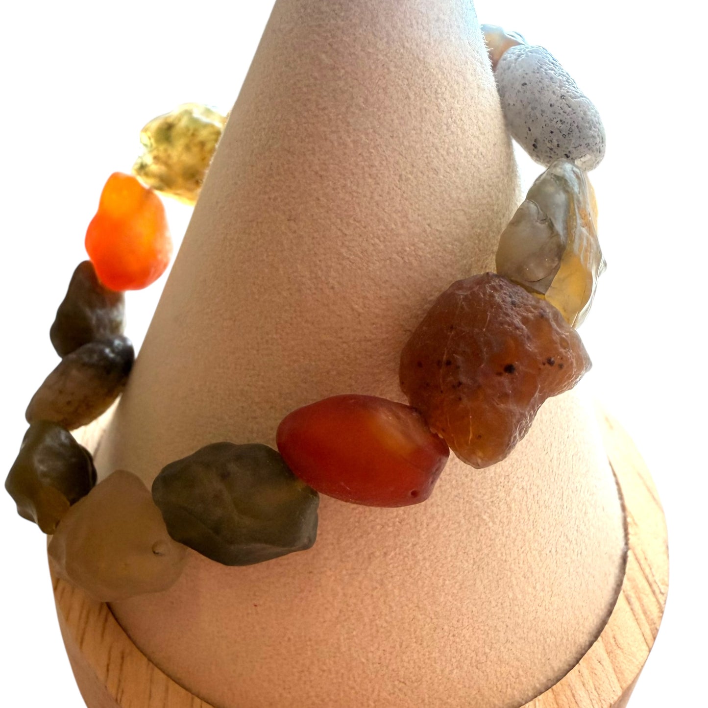 Gobi Dessert Agate Crystal Beaded Bracelets