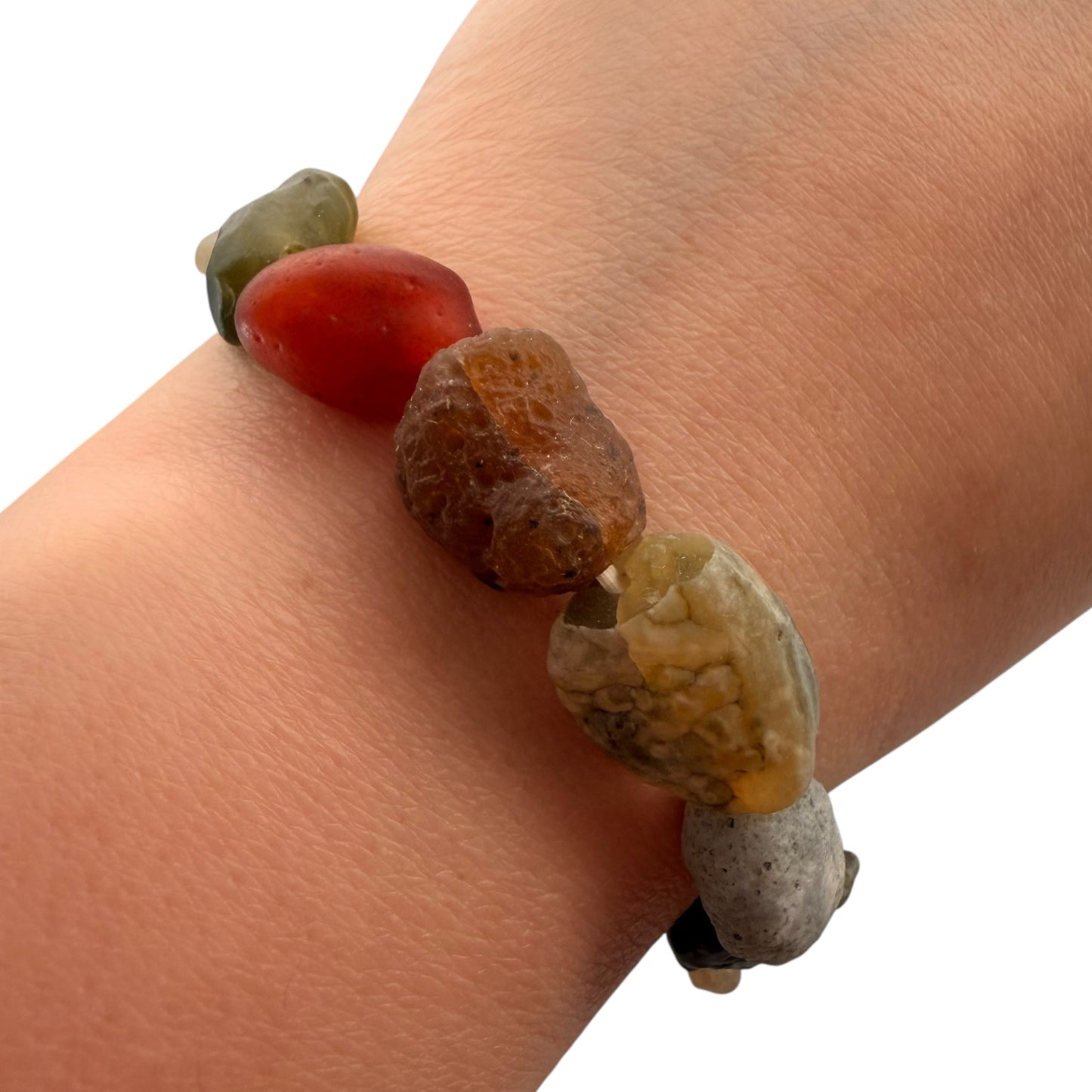 Gobi Dessert Agate Crystal Beaded Bracelets