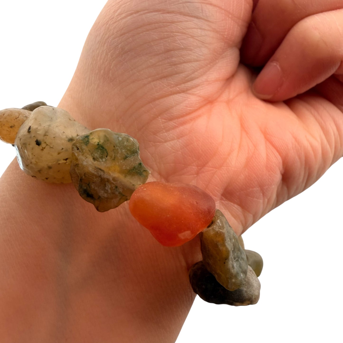 Gobi Dessert Agate Crystal Beaded Bracelets