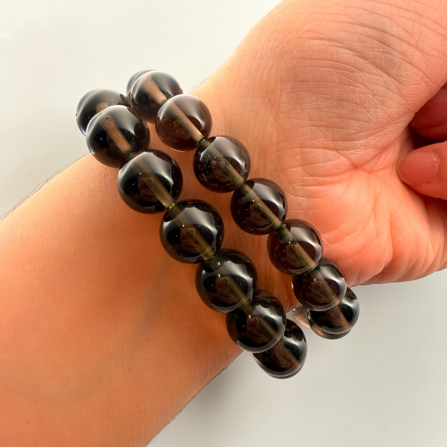 Indonesian Agni Magnetite Crystal Beaded Bracelets