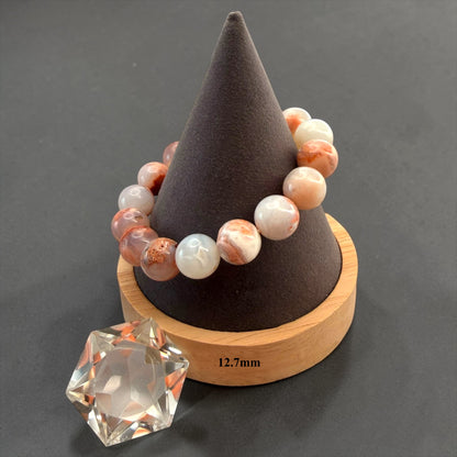 Cotton Candy Agate Crystal Beaded Bracelets
