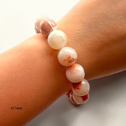 Cotton Candy Agate Crystal Beaded Bracelets