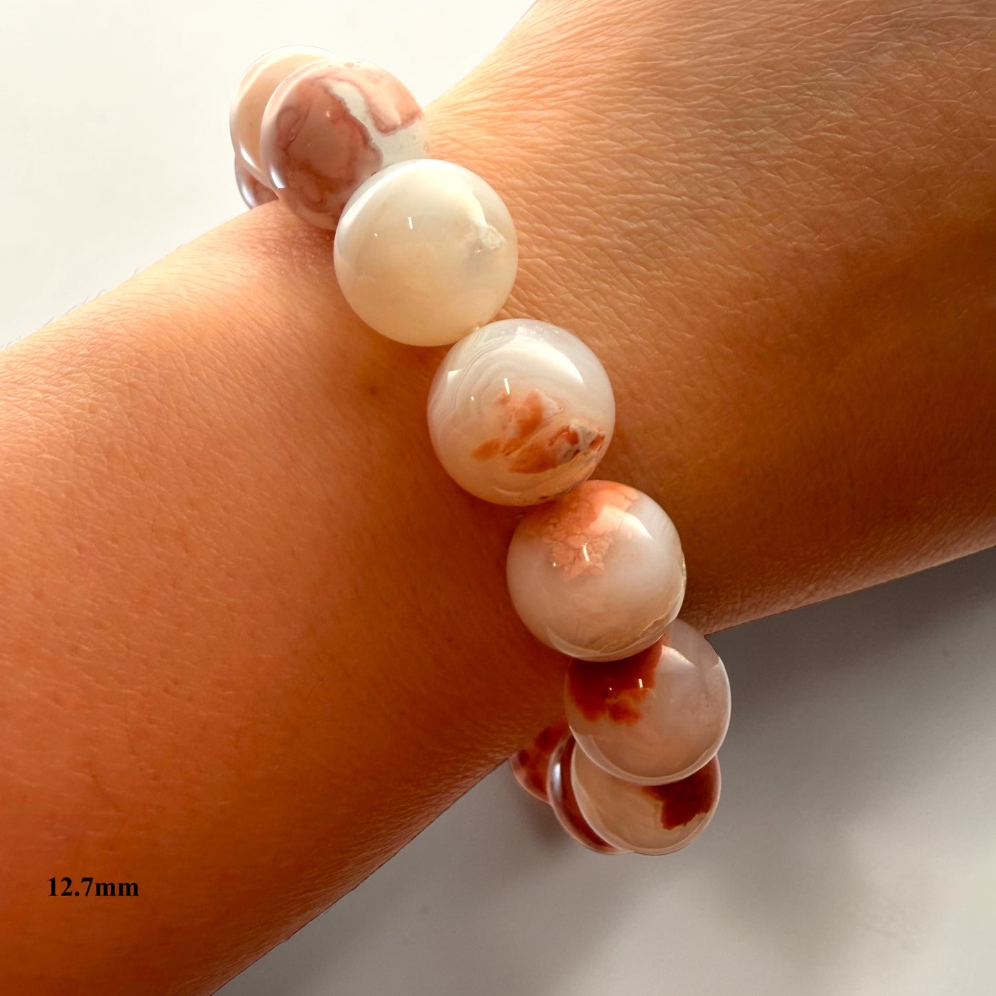 Cotton Candy Agate Crystal Beaded Bracelets