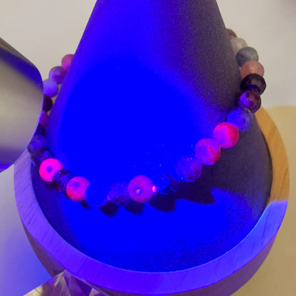 Faceted Spinel Beaded Bracelet