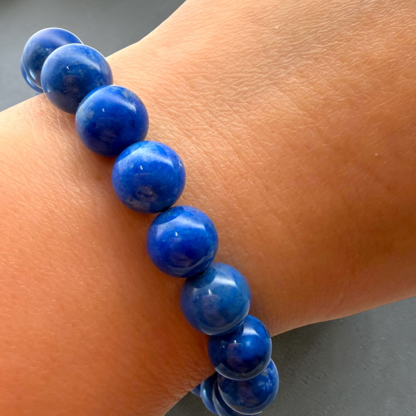 Lapis Lazuli Crystal Beaded Bracelets, 9mm