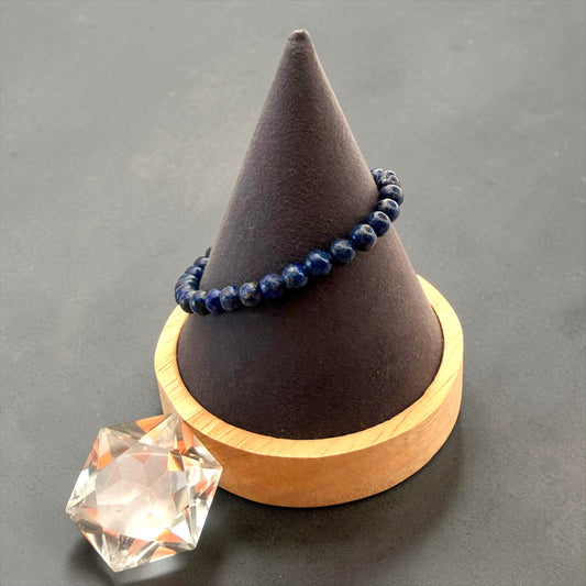 Lapis Lazuli Crystal Beaded Bracelets, 6mm