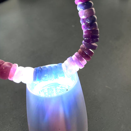 多彩碧璽圓珠水晶手鍊
