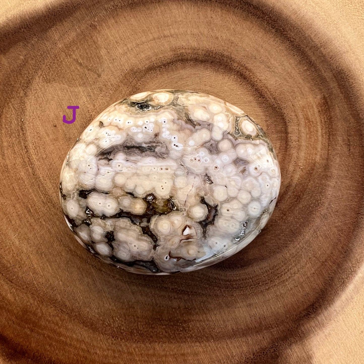 8th Vein Ocean Jasper Palm Stone (M) Batch #2