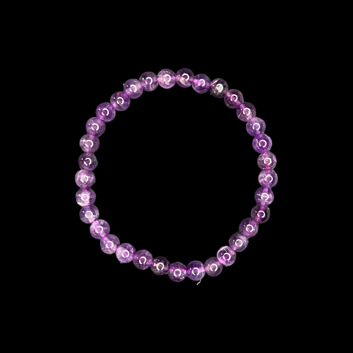 紫水晶串珠手鍊 (5.5~6 mm)