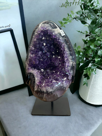 Amethyst Crystal with Stand (M)