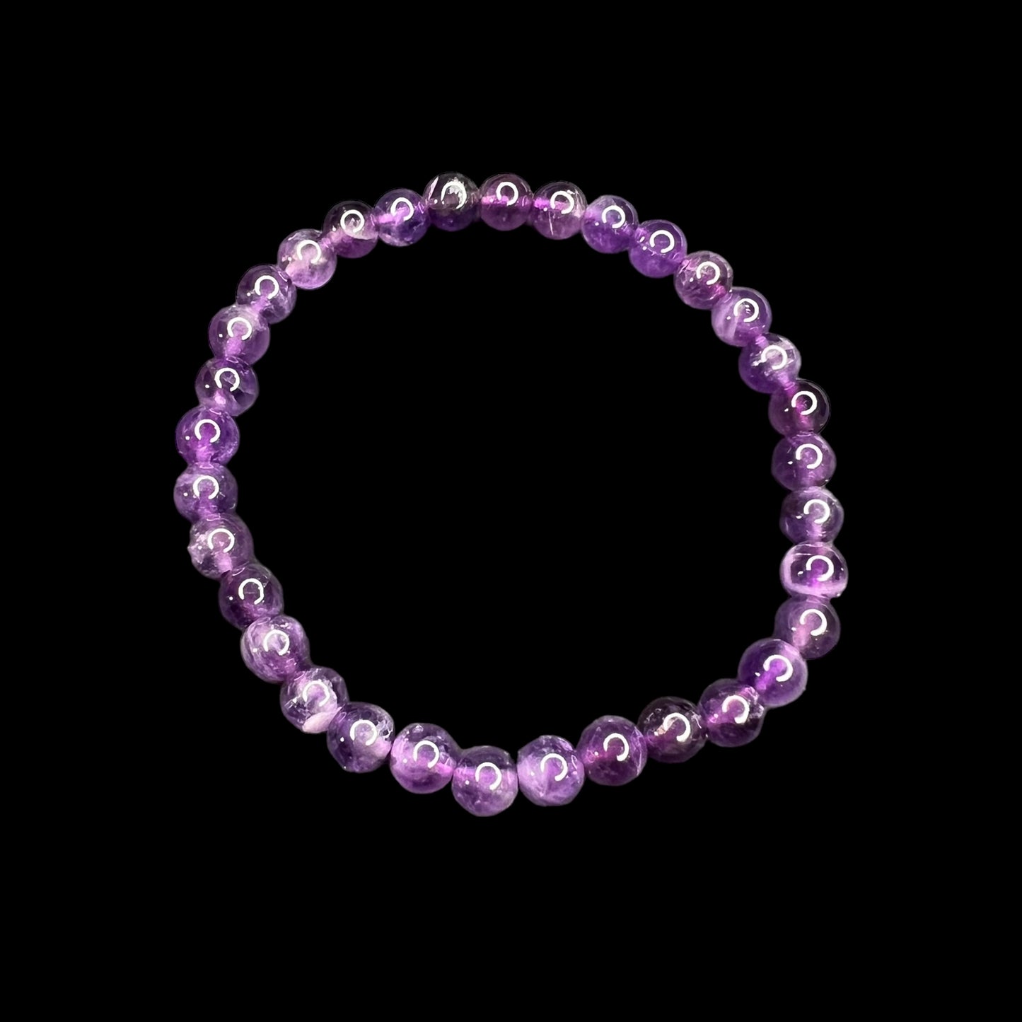 紫水晶串珠手鍊 (5.5~6 mm)
