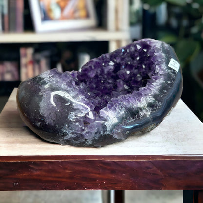 Amethyst Crystal with Stand (M)