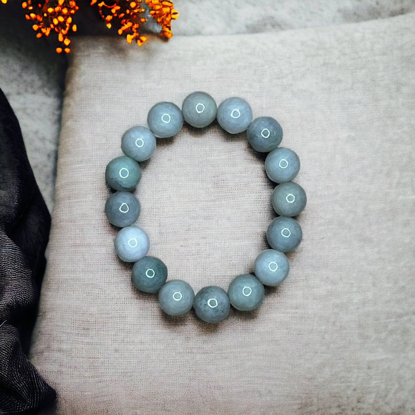 Burmese Jade Beaded Bracelet