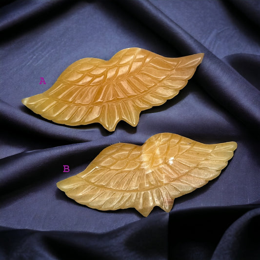 Honey Calcite Angel Wing