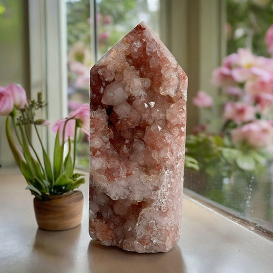 Pink Amethyst Tower (L)
