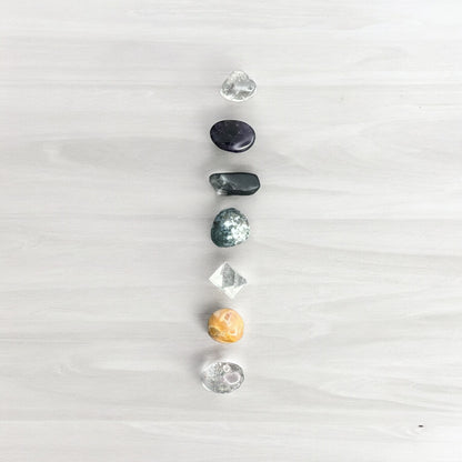 Prosperity Abundance Chakra Tumble Stone Crystal Set