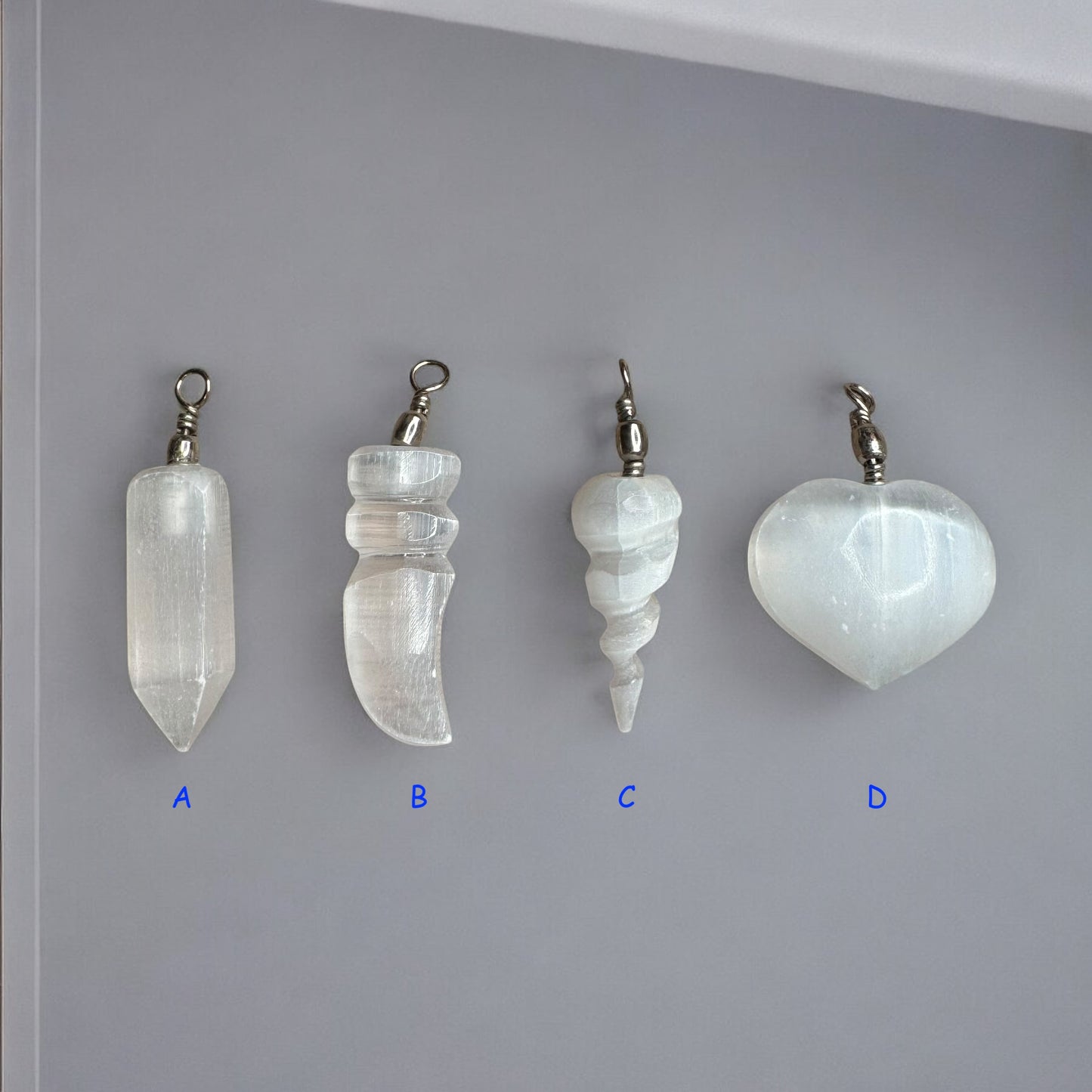 Selenite Crystal Pendant