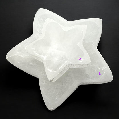 Star Selenite Crystal Bowl