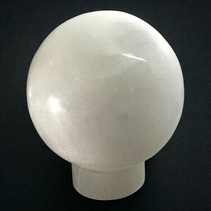 Sphere Selenite Crystal Light