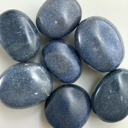 Dumortierite Crystal Palm Stones