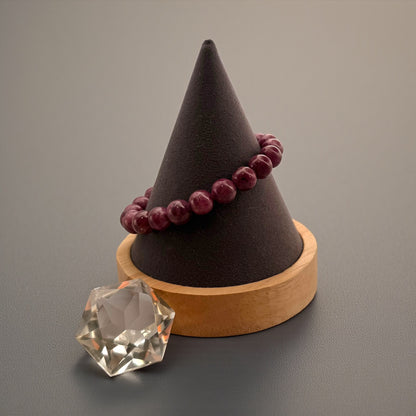 Ruby Crystal Beaded Bracelets