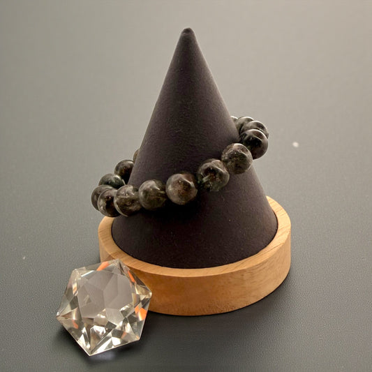 Garden Quartz (Lodolite) Crystal Beaded Bracelets