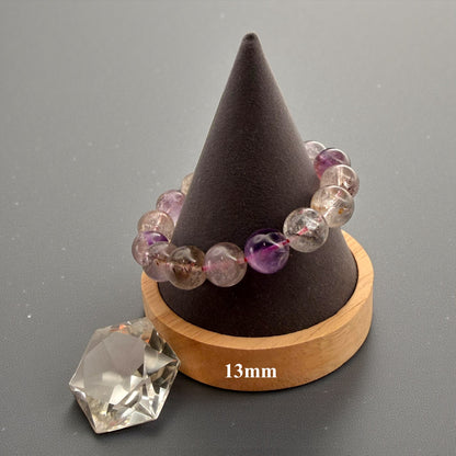 Super Seven, Amethyst Crystal Beaded Bracelet