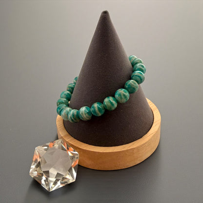 俄羅斯天河石水晶串珠手鍊