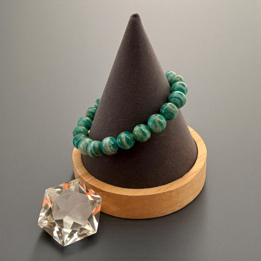 Russian Amazonite Crystal Beaded Bracelets