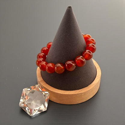 Carnelian Crystal Beaded Bracelets