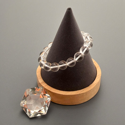 Clear Quartz Crystal Beaded Bracelets
